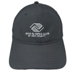 Under Armour Baseball Cap Black White OS Boys & Girls Club Logo Hat Adjustable
